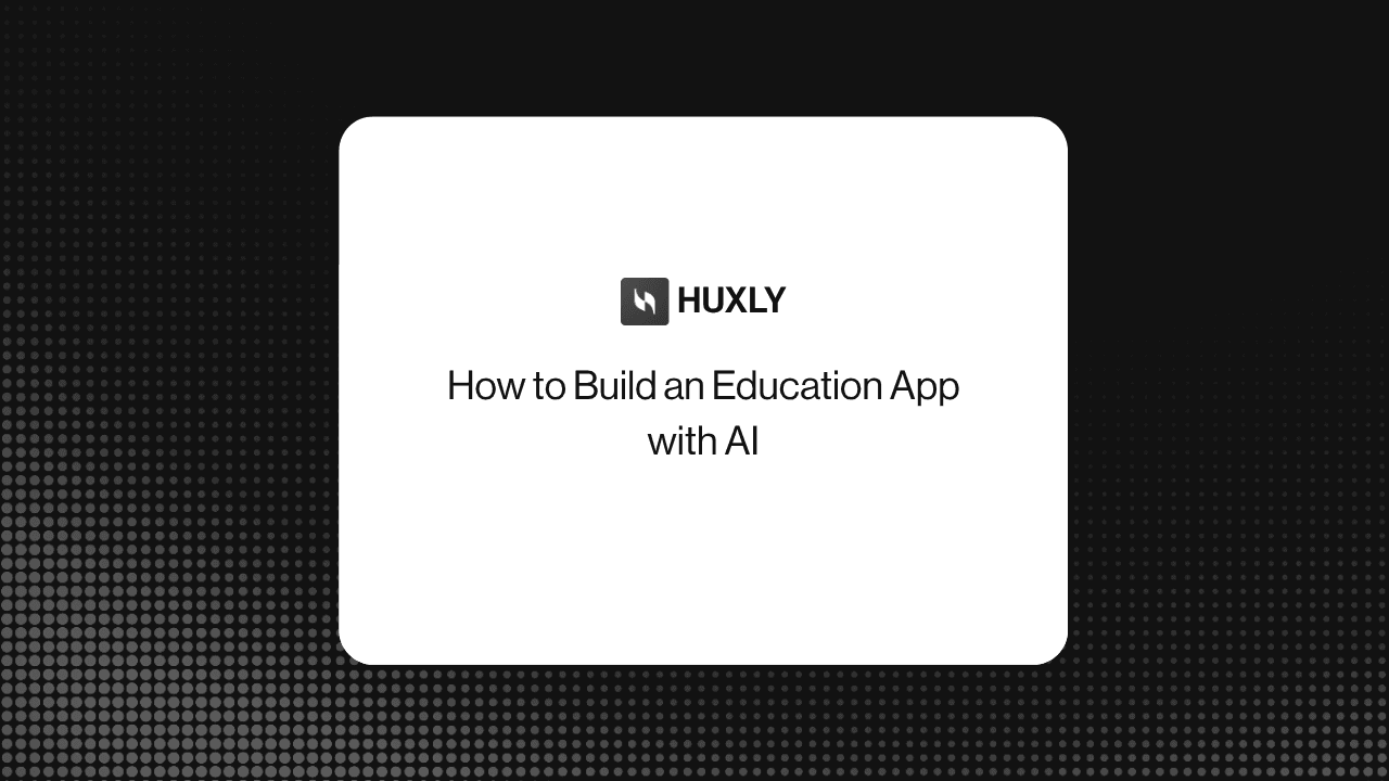 How to Build an Education App with AI